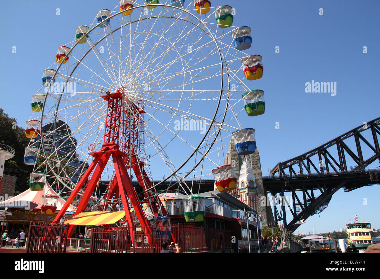The Ferris wheel at Luna Park at Milsons Point in Sydney, Australia Stock Photo Alamy The Ferris wheel at Luna Park at Milsons Point in Sydney, Australia Stock Photo Alamy