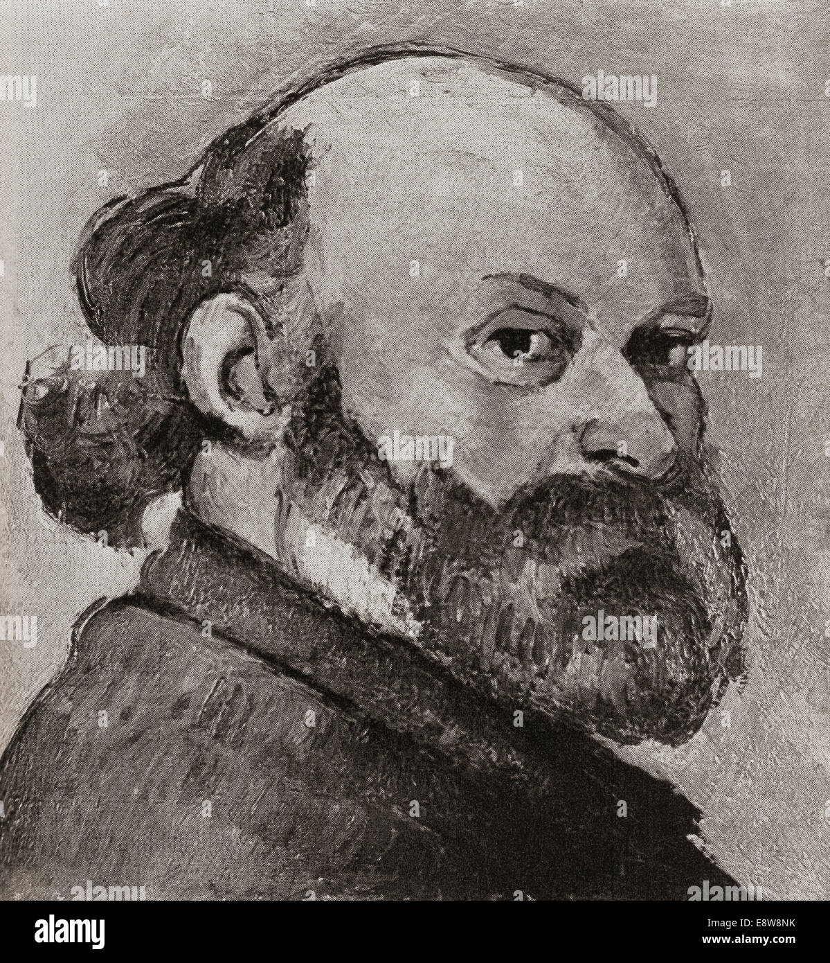 Paul Cézanne, 1839–1906.   French artist and Post-Impressionist painter. Stock Photo