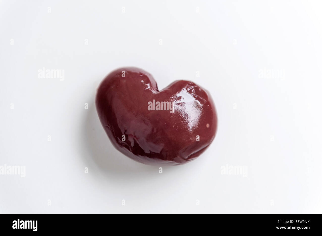 Heart shaped Sheep Kidney Stock Photo - Alamy