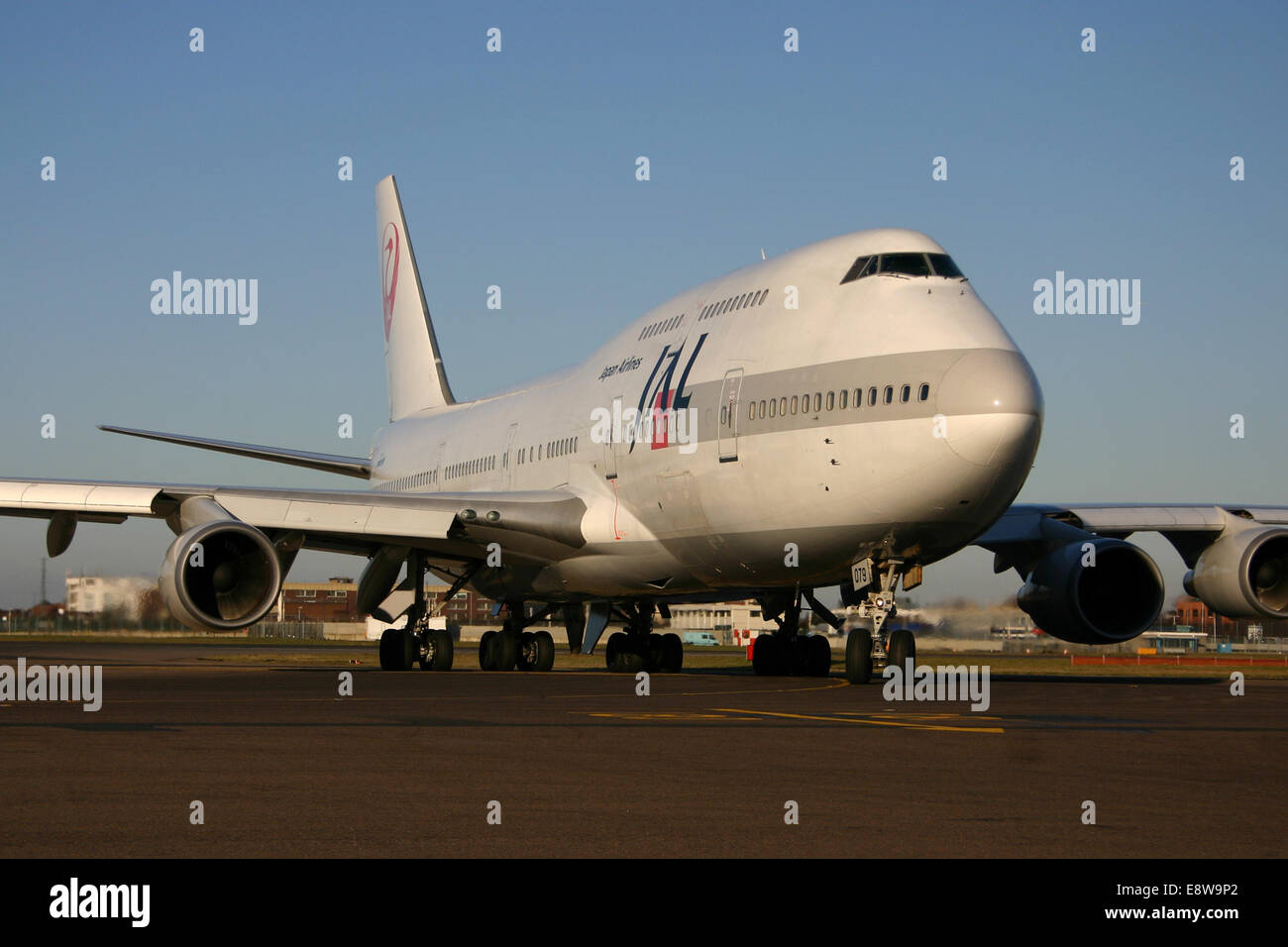 JAL JAPAN AIRLINES 747 Stock Photo