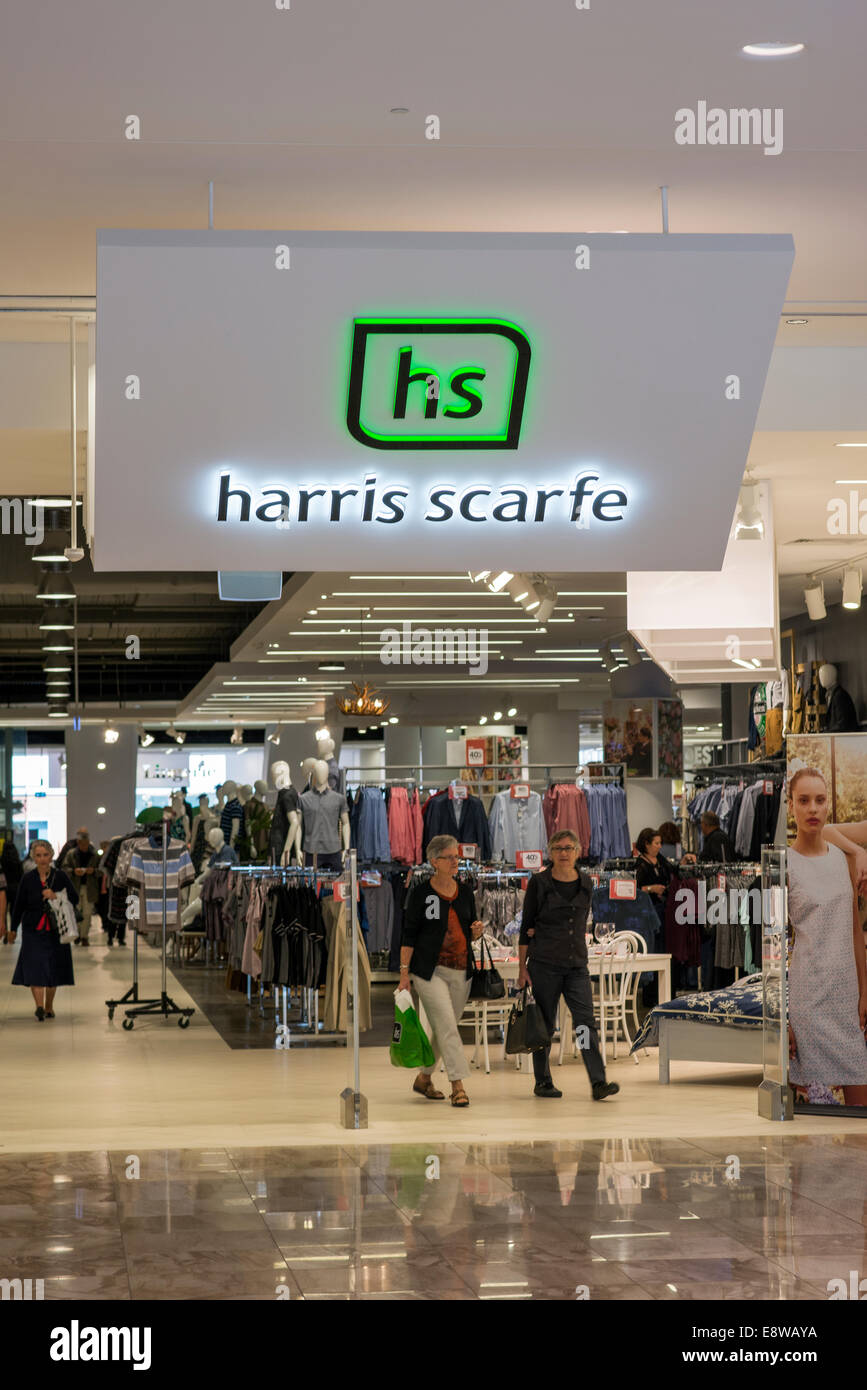 The Harris Scarfe store in Rundle mall Adelaide Stock Photo Alamy