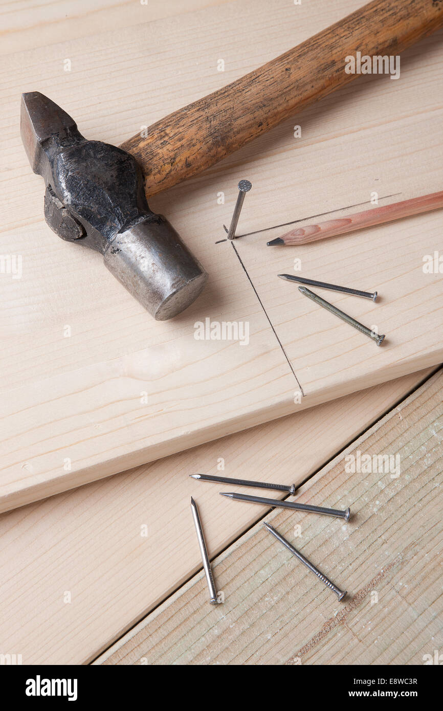 Hammer and nails hires stock photography and images Alamy