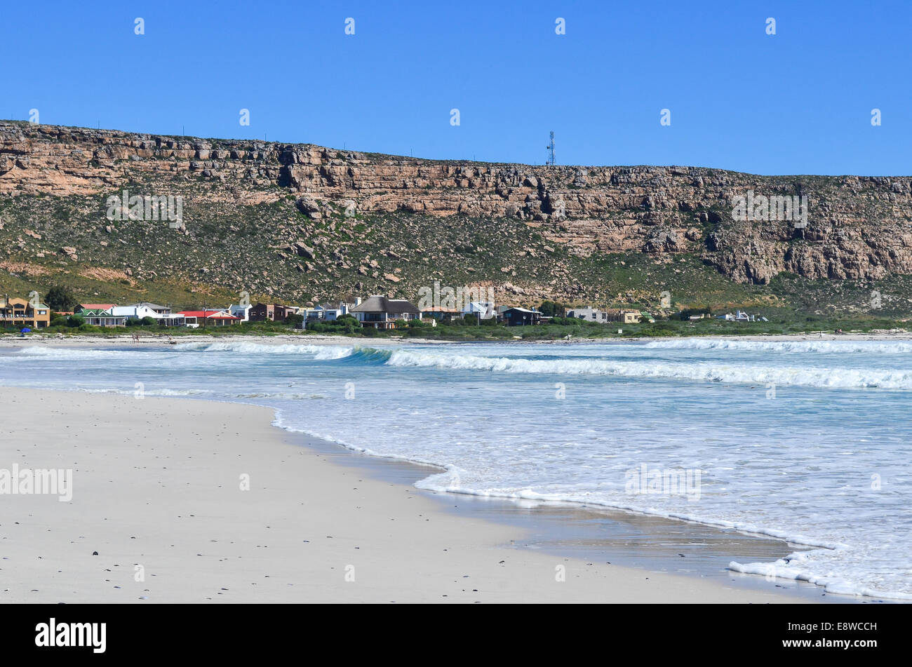 White sand beach of Elandsbaai, Western Cape, South Africa Stock Photo