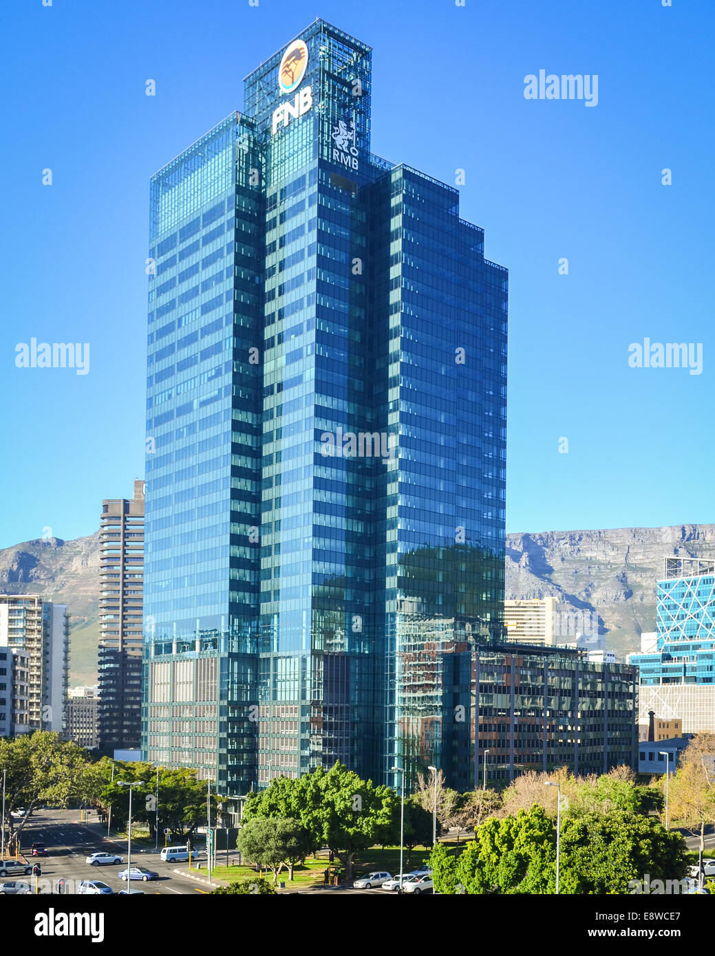FNB RMB building in the city center of Cape Town, South Africa Stock Photo