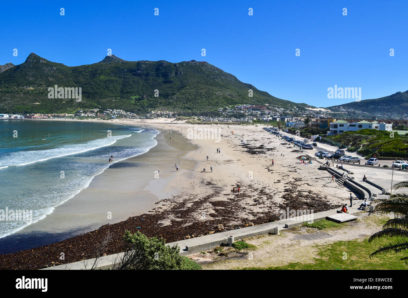 Beach of Hout Bay, Cape Town peninsula, South Africa Stock Photo