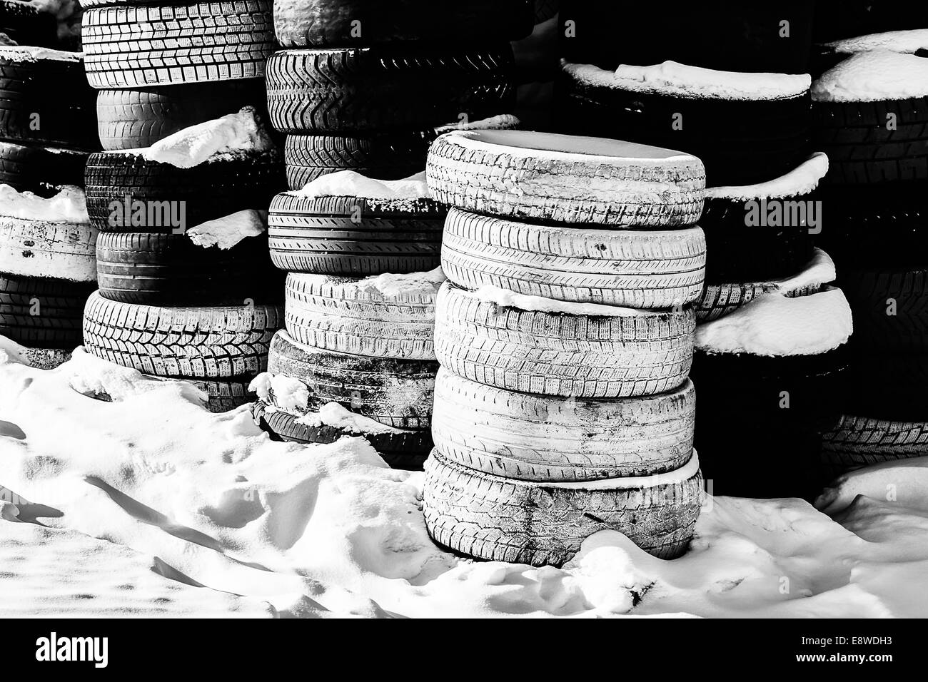 Old automobile poster Black and White Stock Photos & Images - Alamy