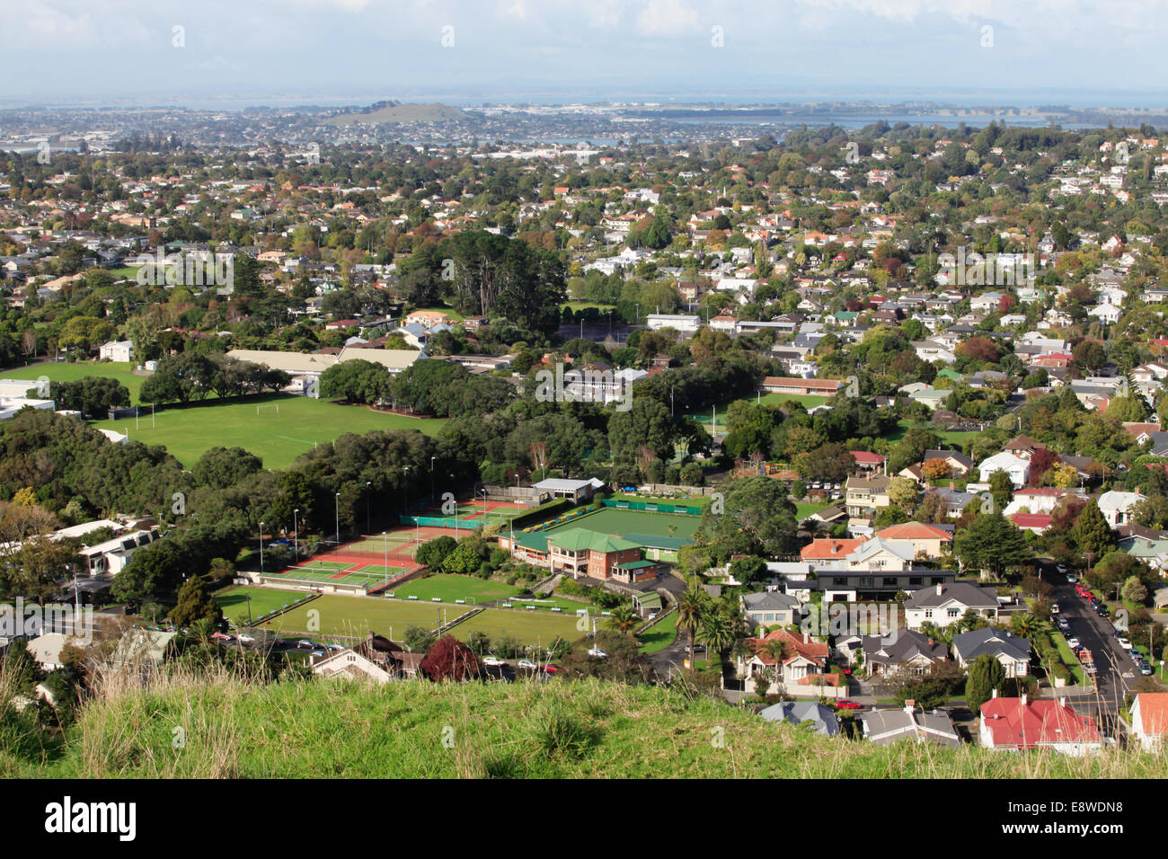 Auckland, New Zealand landscape architecture Stock Photo Alamy