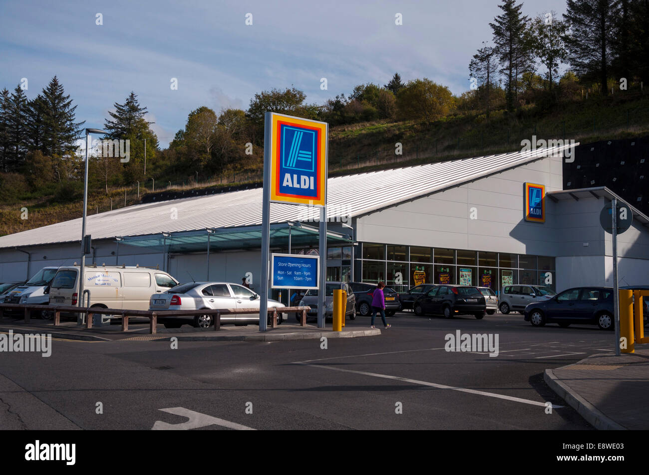 Aldi store in Donegal Town County Donegal Ireland Stock Photo