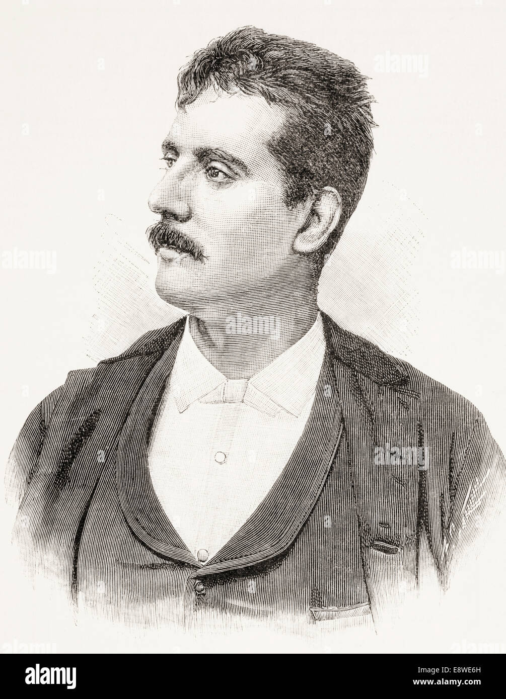 Giacomo Puccini,1858 – 1924.  Italian operatic composer. Stock Photo