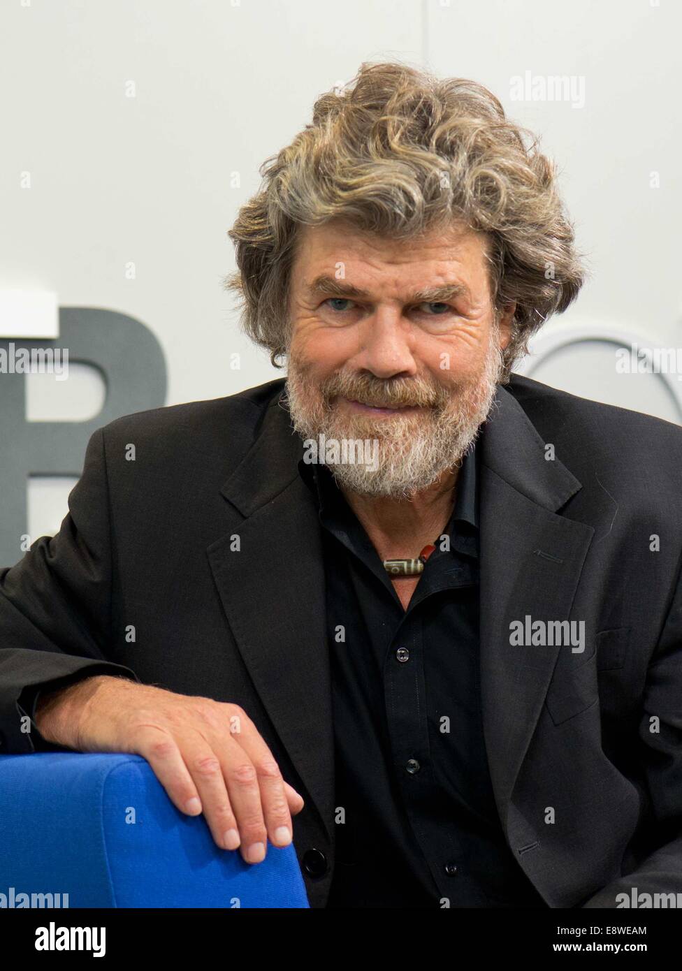 Reinhold Messner, at the 66th Frankfurt Book Fair in Frankfurt Main ...
