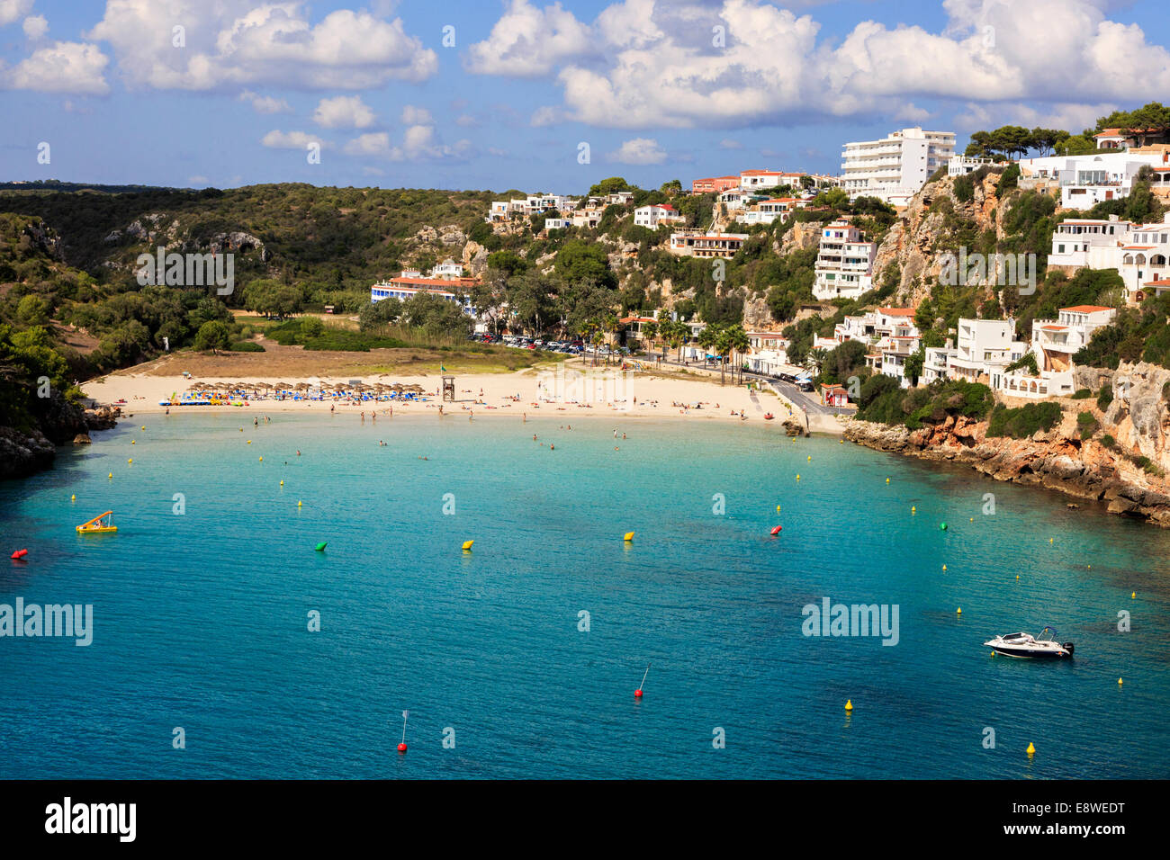 Cala en Porter beach, Menorca, Balearic Islands, Spain Stock Photo