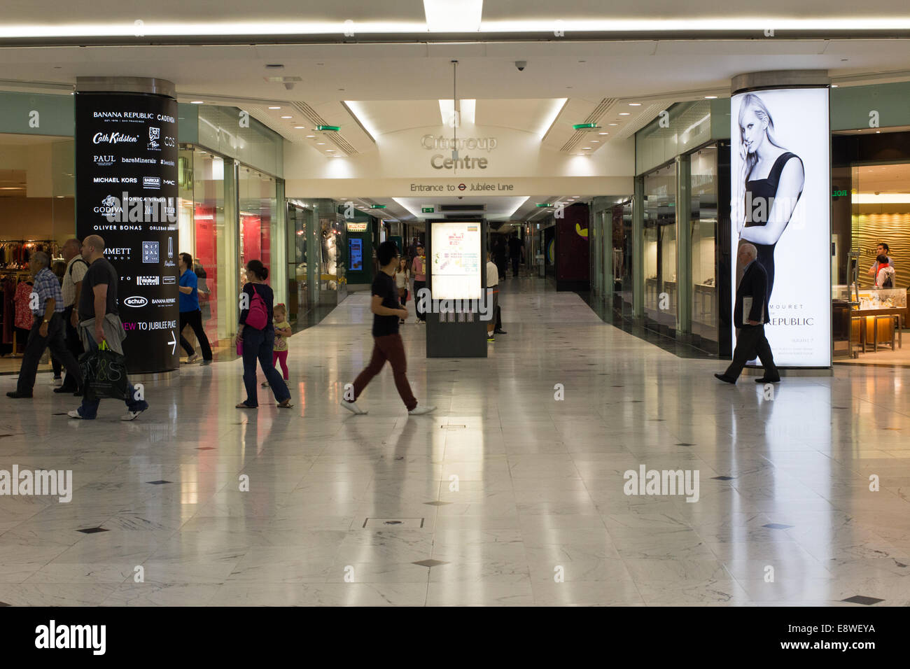 Canada Square shopping centre mall Stock Photo - Alamy