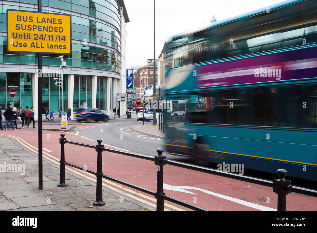 Bus lane suspended hires stock photography and images Alamy