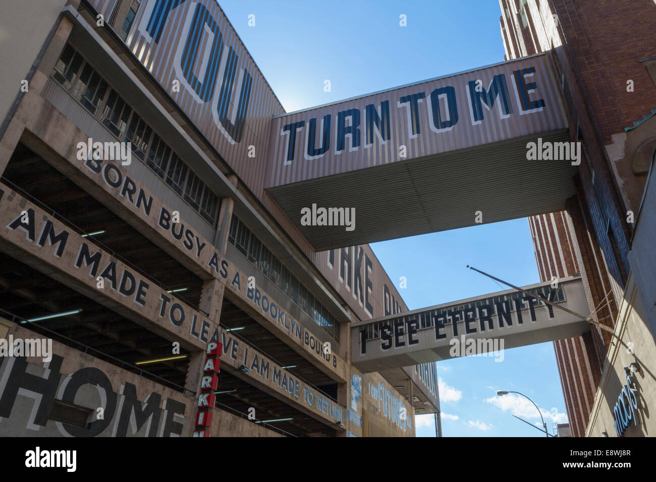 Espo S Love Letter To Brooklyn Painted On Macy S Parking Garage
