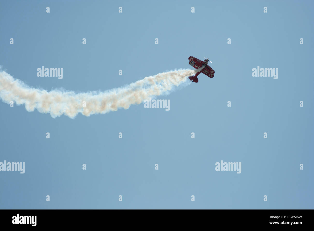 G-EE WIZ aerobatic display at Clacton air show 2014 Stock Photo