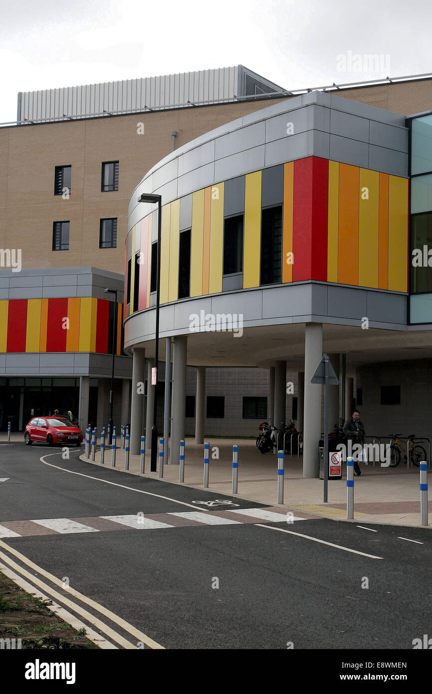 University Hospital of North Staffordshire (UHNS). Stock Photo
