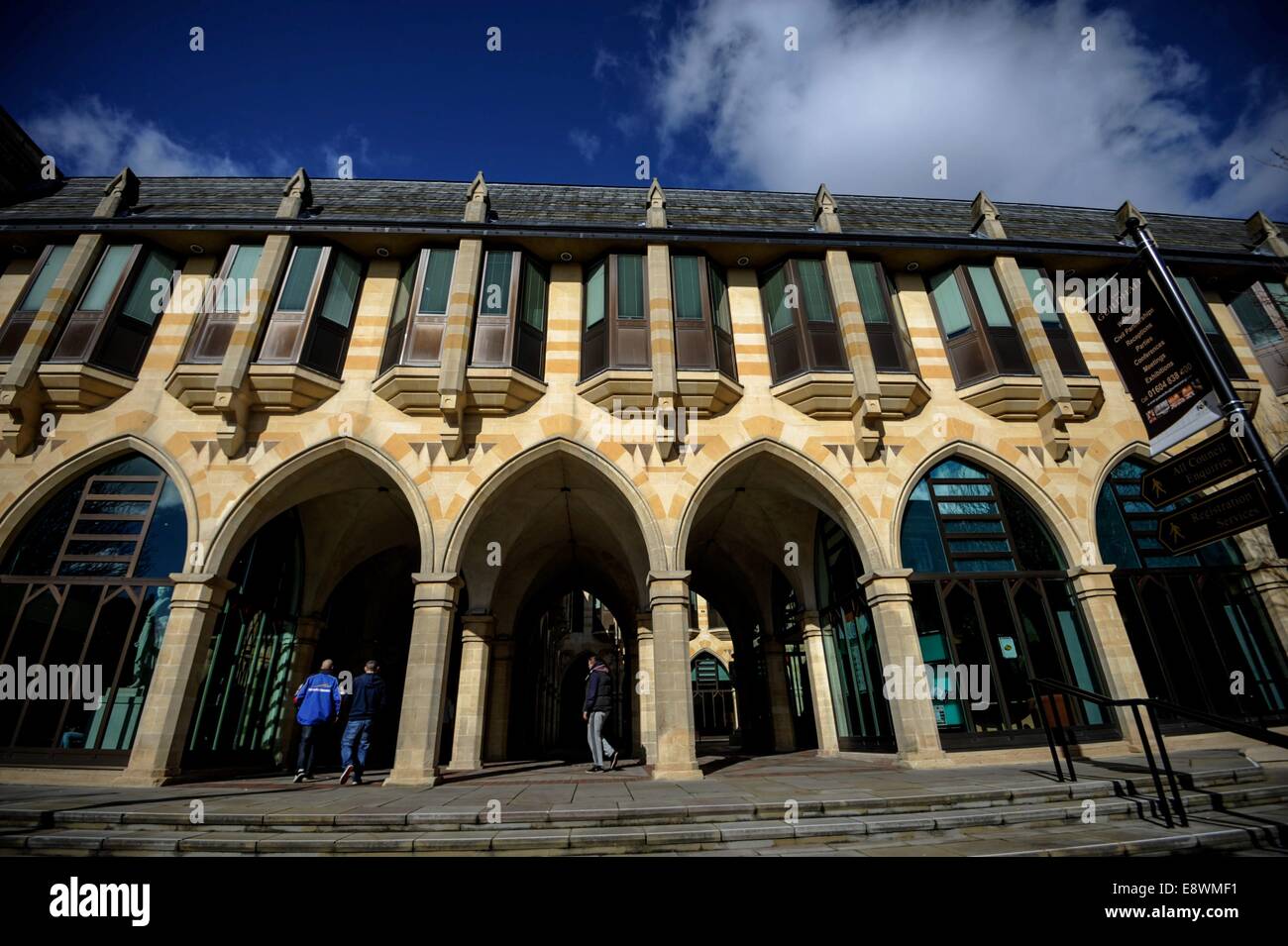 The Guildhall on St Giles Square, Northampton, England Stock Photo