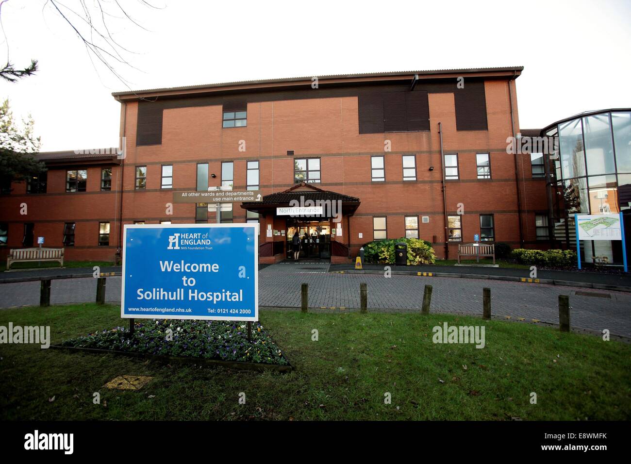 Solihull hospital. Stock Photo