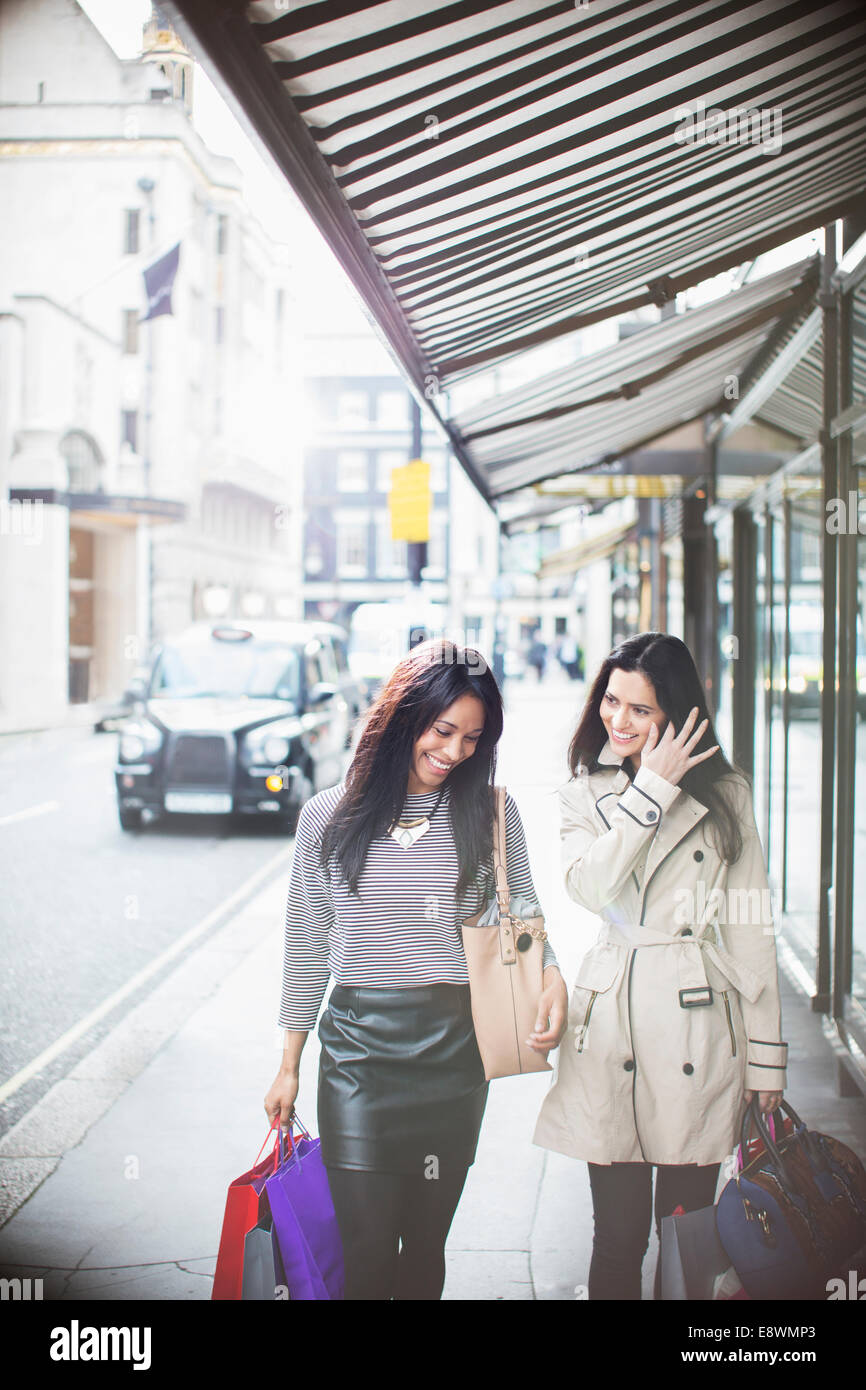 Asian lady walking down hi-res stock photography and images - Alamy