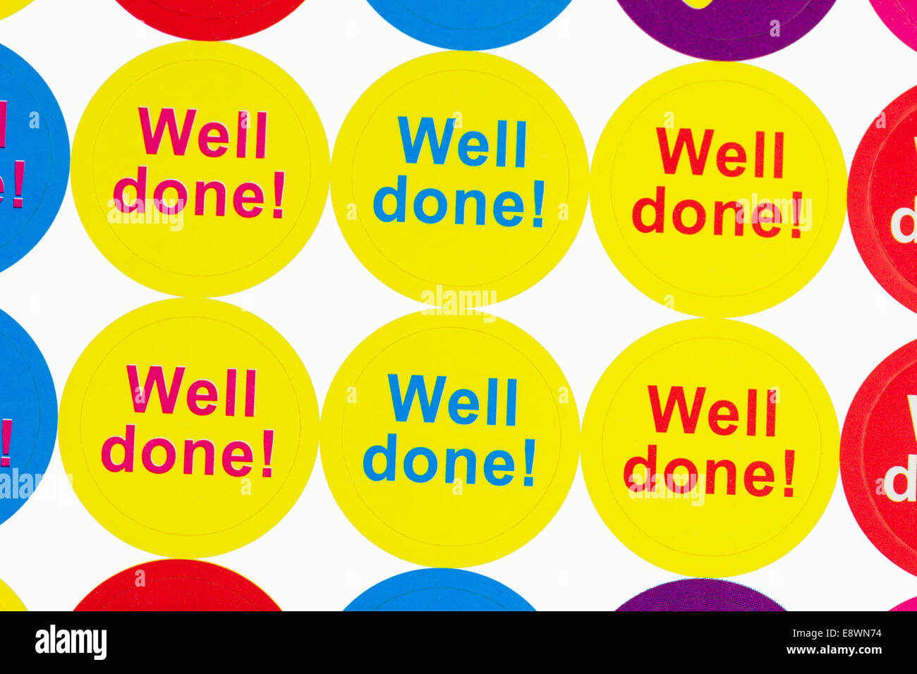 Well done stickers hi-res stock photography and images - Alamy