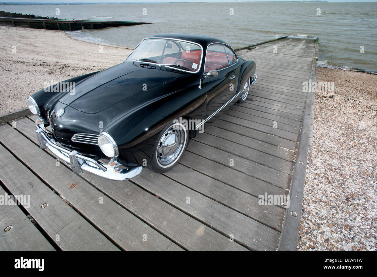 Volkswagen Karmann Ghia Type 14 coupe, German classic car Stock Photo ...