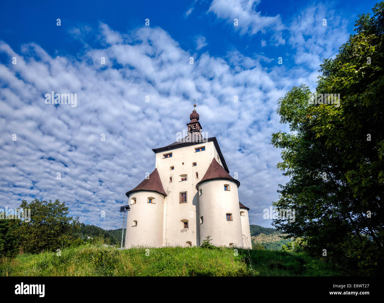 New Castle in Banska Stiavnica, UNESCO World Heritage Site, Banska Bystrica Region, Slovakia Stock Photo