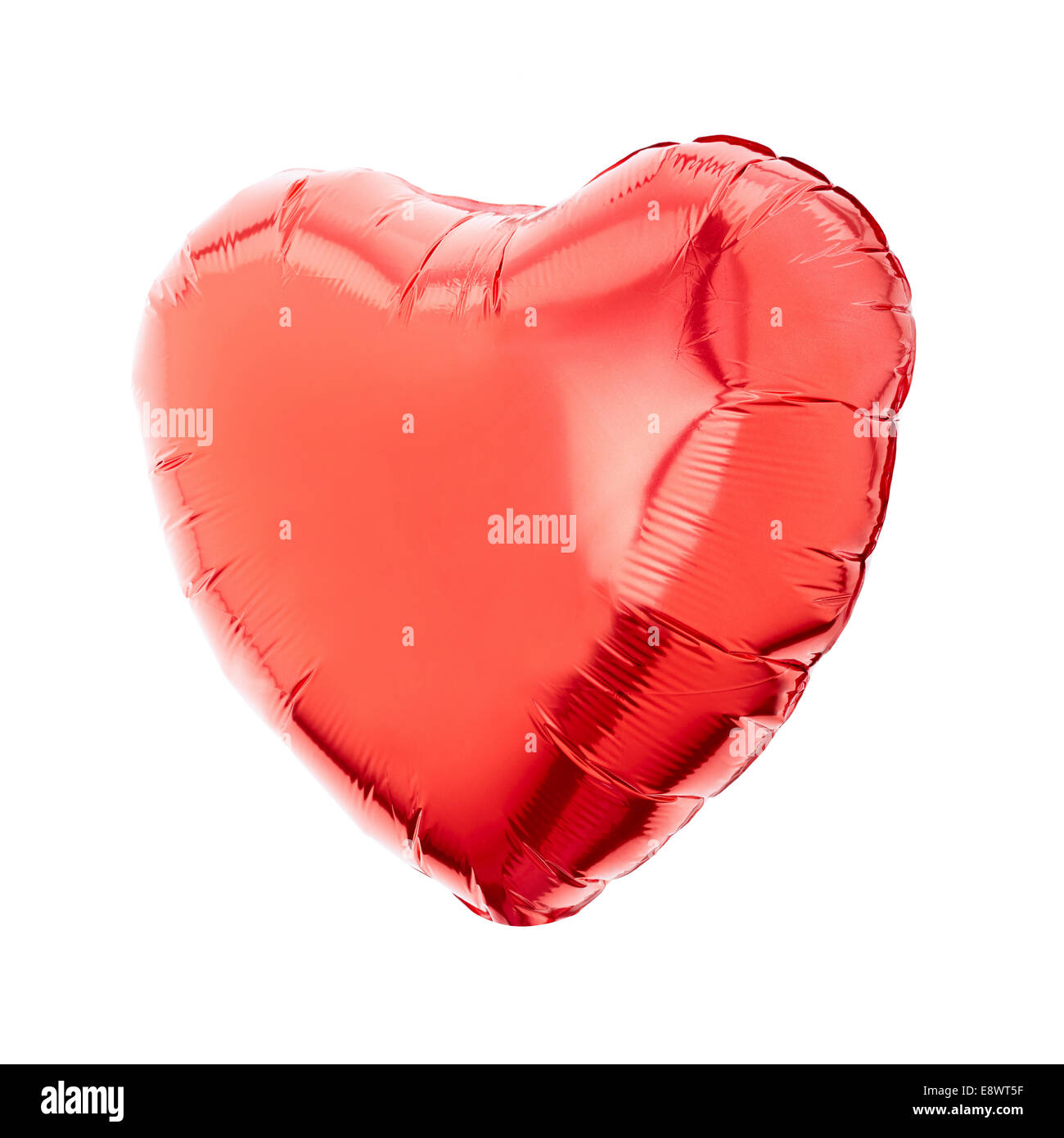 Red heart balloon Stock Photo