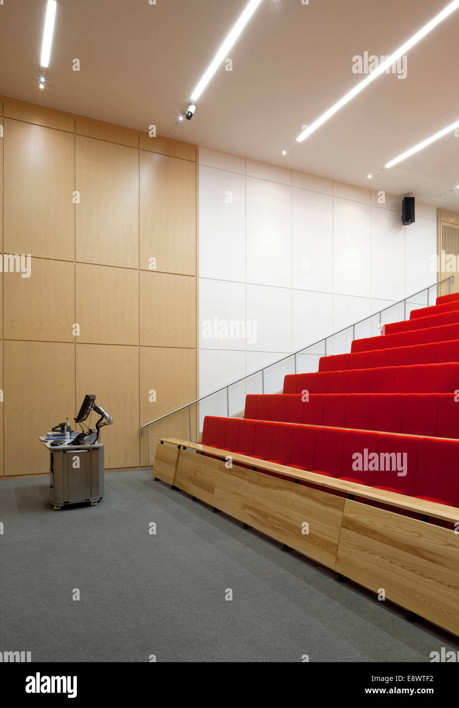 Nottingham Trent University, Newton Building - Lecture Theatre Stock Photo