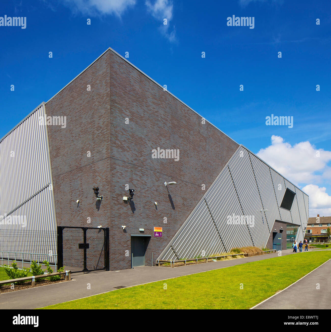 Knowsley Sports Park, Huyton, Merseyside. New sports park and facilities, designed by Broadway Malyan in Knowsley Stock Photo