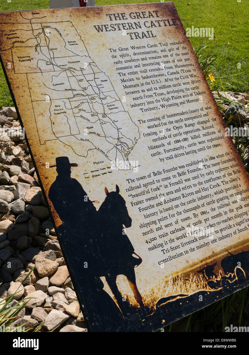 Historic District of Belle Fourche, South Dakota, USA Stock Photo Alamy