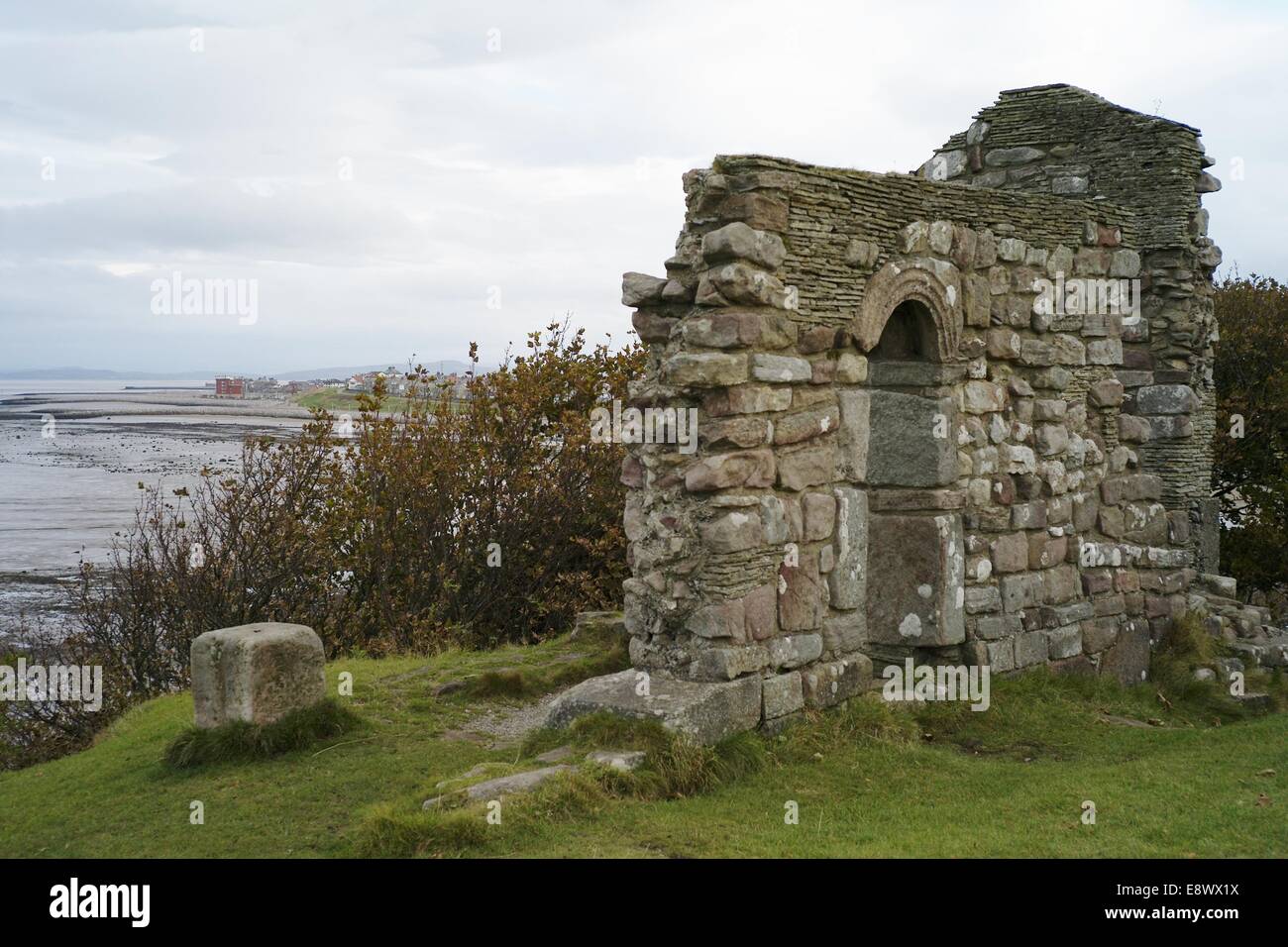 St Patrick's Chapel Heysham Stock Photo Alamy