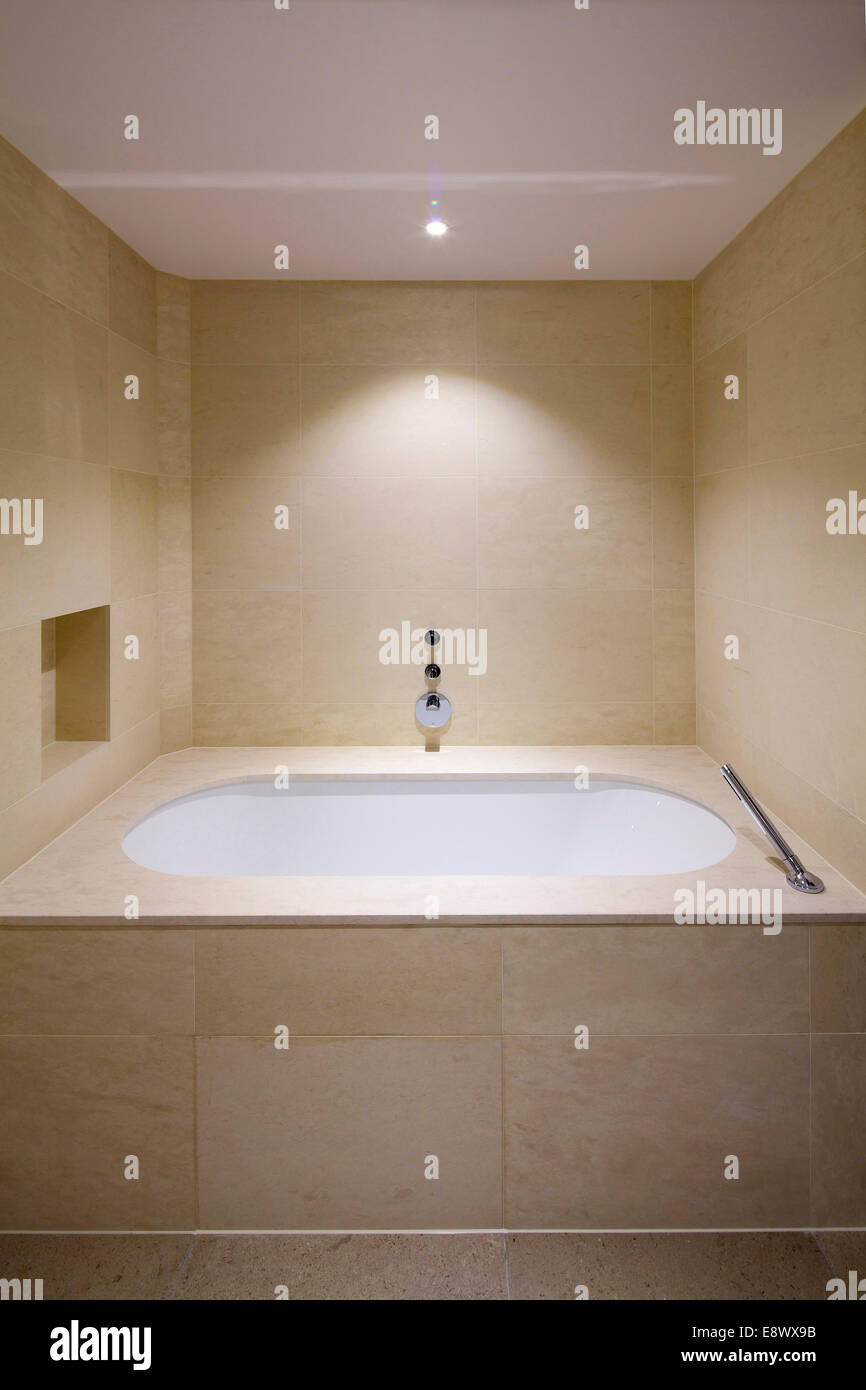 Modern bathroom in Wellington House, Westminster London. New build