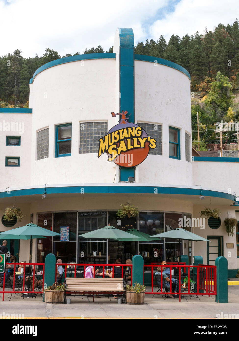 "Mustang Sally's Restaurant, Historic Main Street in Deadwood, South