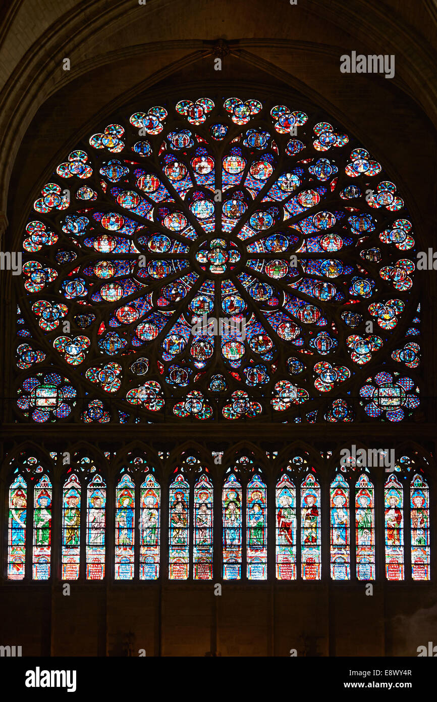 Notre Dame Paris Stained Glass Window Hi res Stock Photography And Notre Dame Paris Stained Glass Window Hi res Stock Photography And