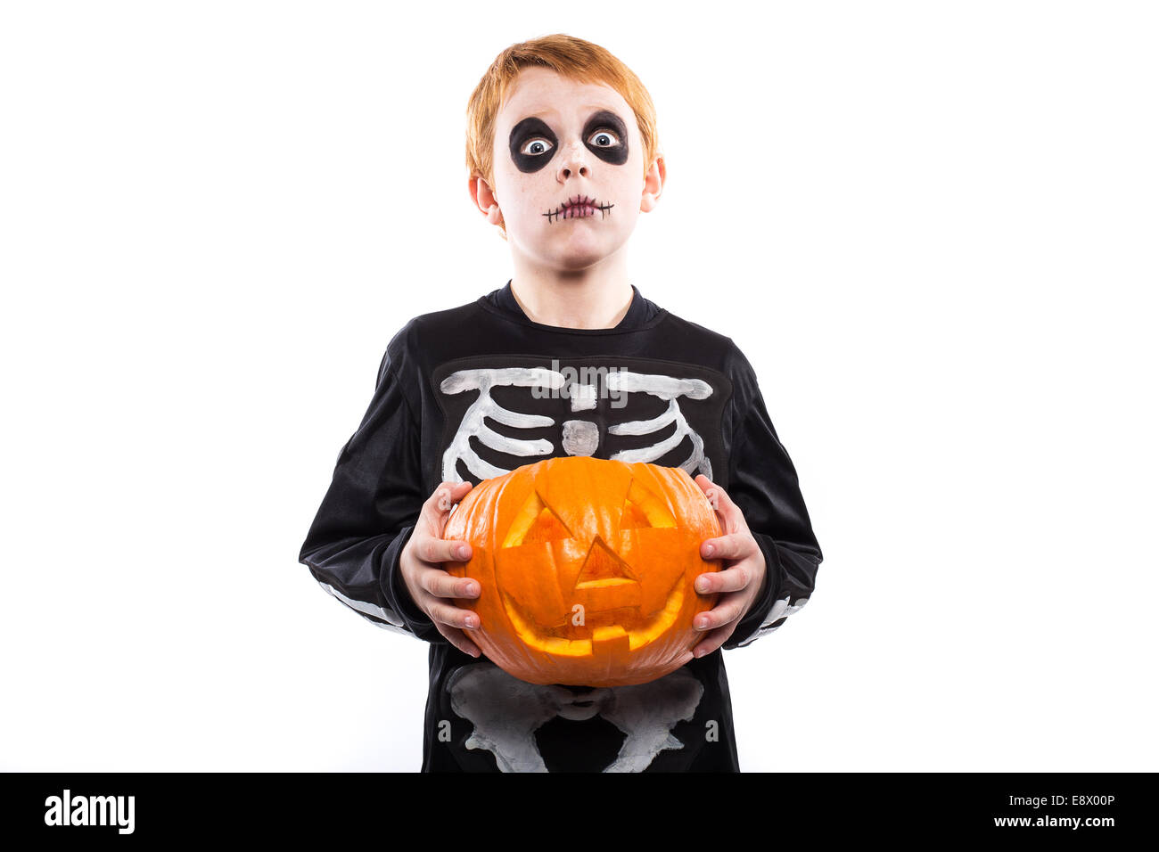 Red haired boy in skeleton hi-res stock photography and images - Alamy
