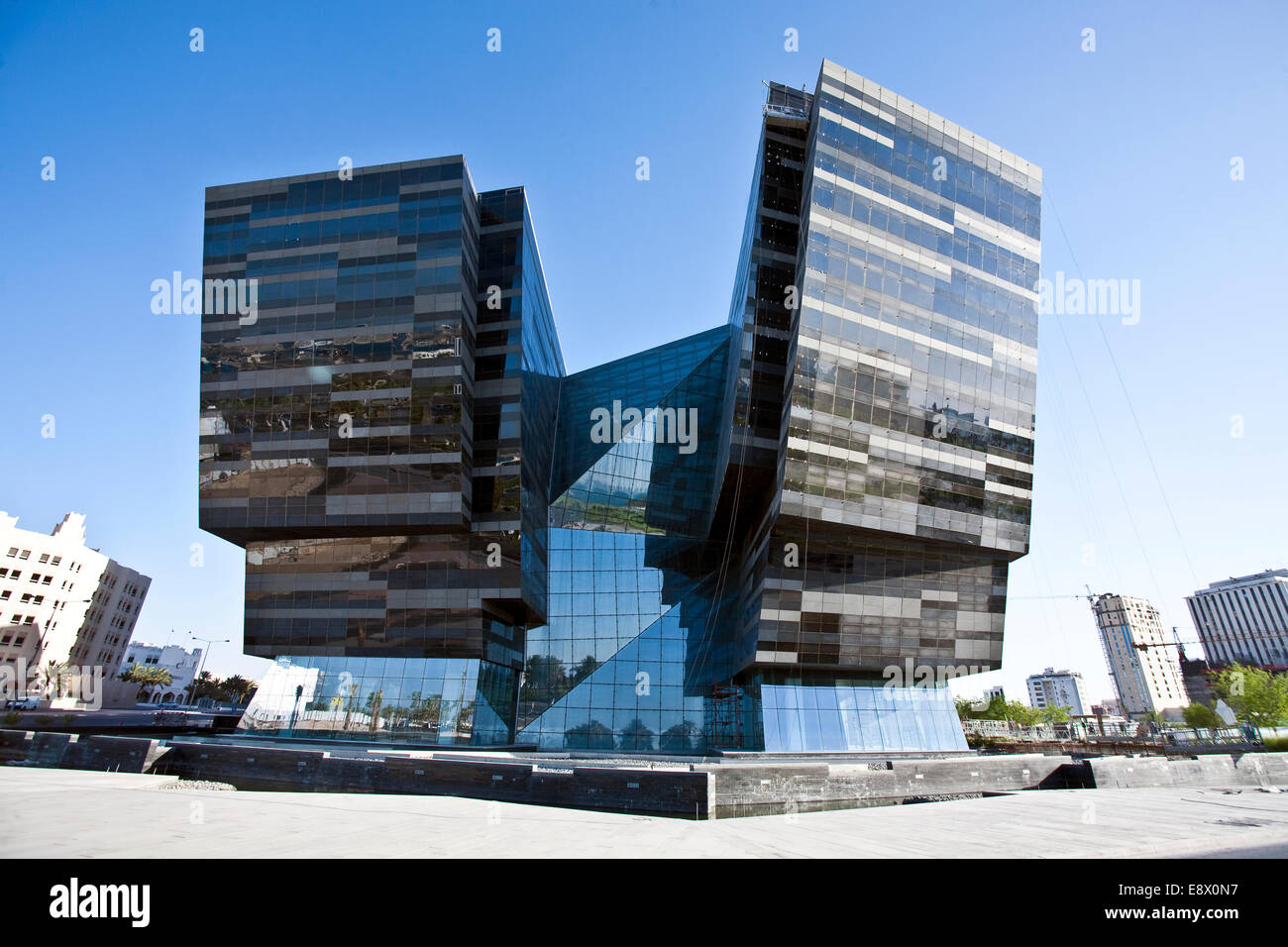 Atelier Jean Nouvel building on the cornice Doha city centre, Qatar Stock Photo