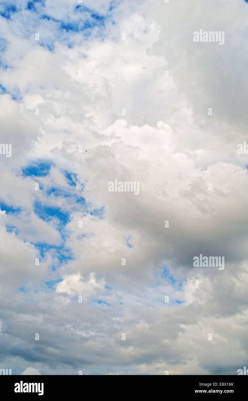 White cloudscape and blue sky Stock Photo - Alamy
