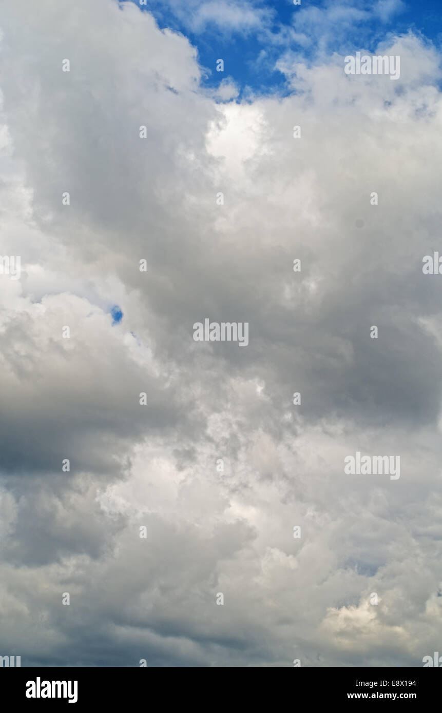 White cloudscape and blue sky Stock Photo - Alamy