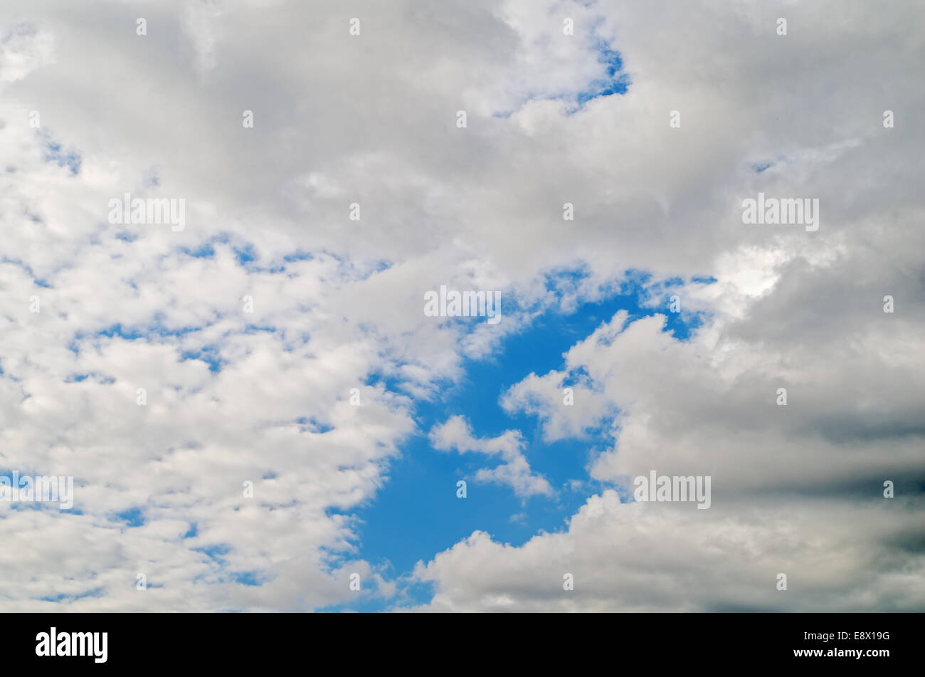 White cloudscape and blue sky Stock Photo - Alamy
