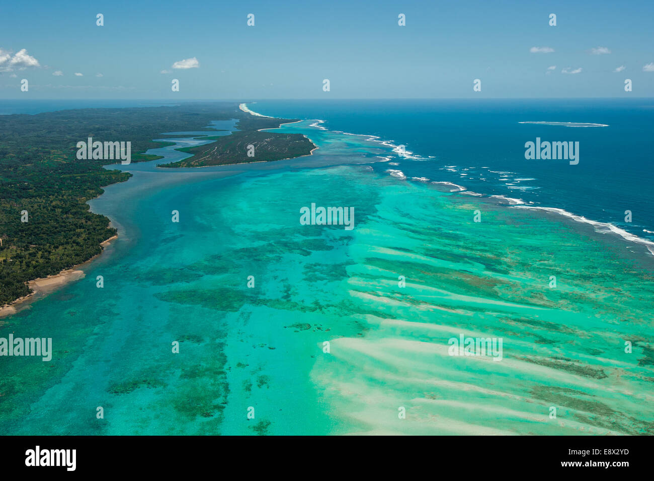 Aerial view of Sainte Marie island, Madagascar Stock Photo Alamy