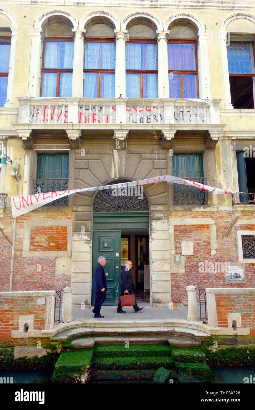 Ca Foscari University in Venice, Italy Stock Photo