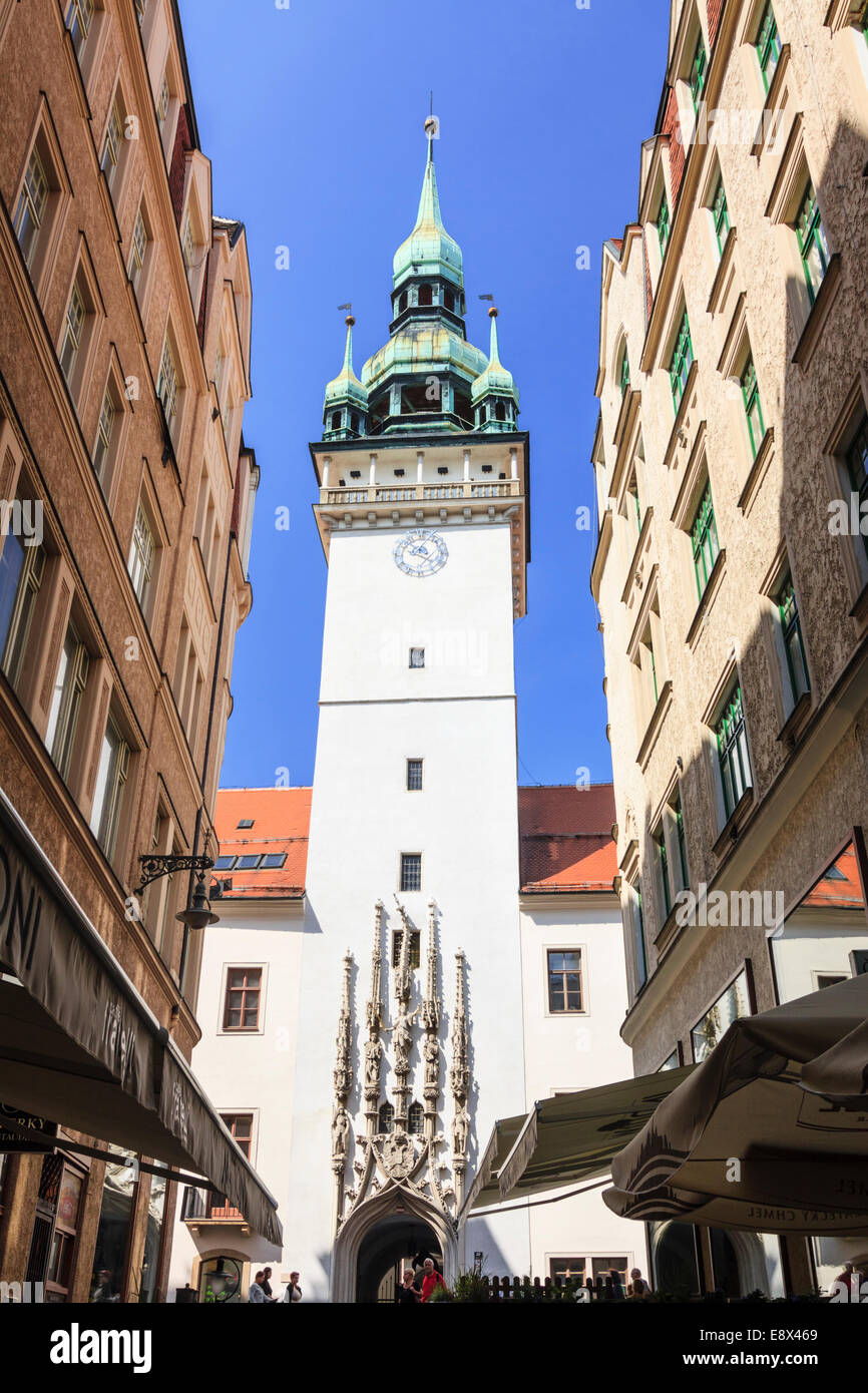 Brno old town clock tower hi-res stock photography and images - Alamy
