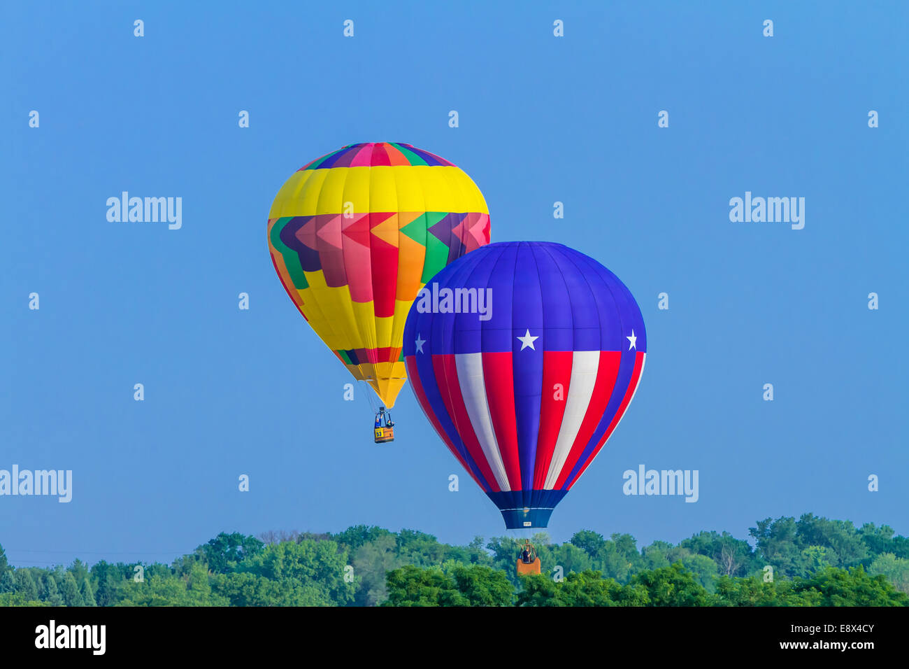 Hot air balloons at the 2014 National Hot Air Balloon Classic in ...