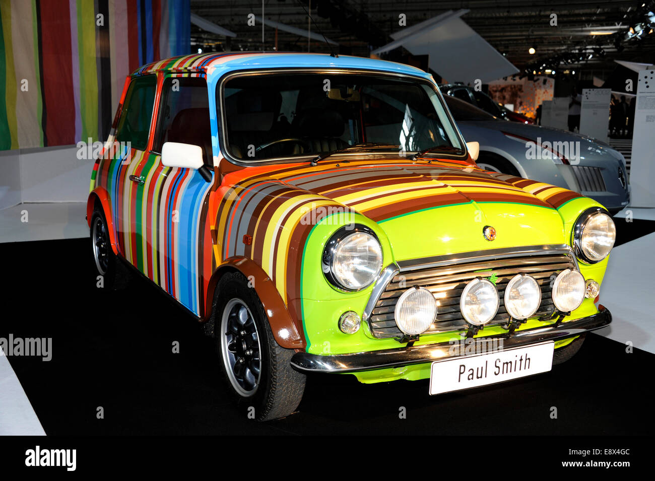 Mini by Paul Smith,1998,Cars and Fashion Exhibition,Paris Motor Show,France  Stock Photo - Alamy