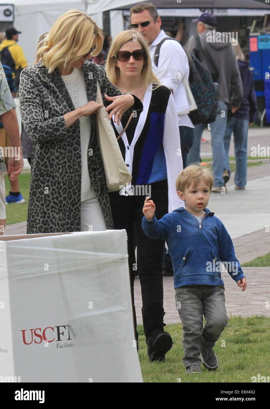 January Jones attends the University of Southern California (USC) book