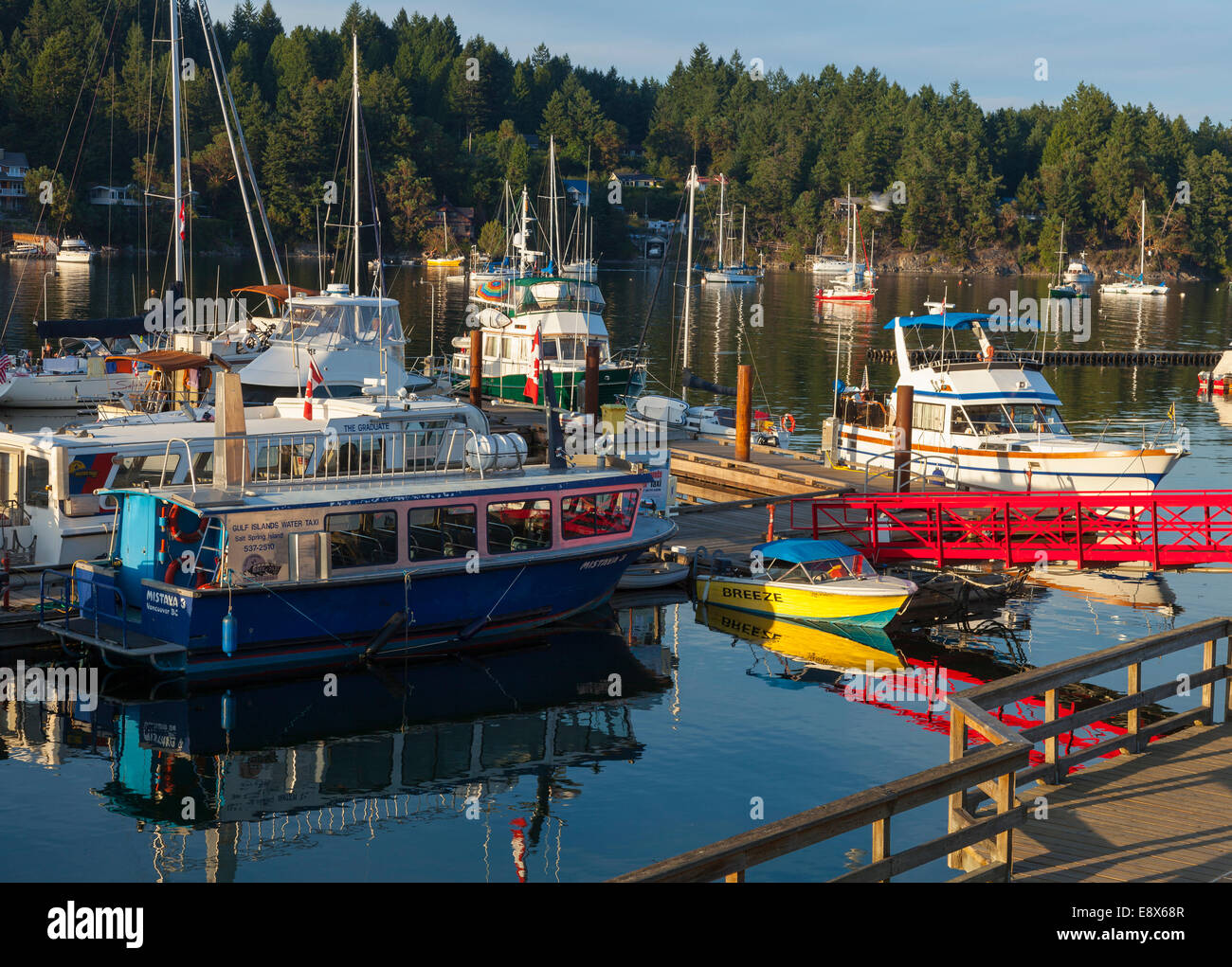 Marina ganges salt spring island hires stock photography and images