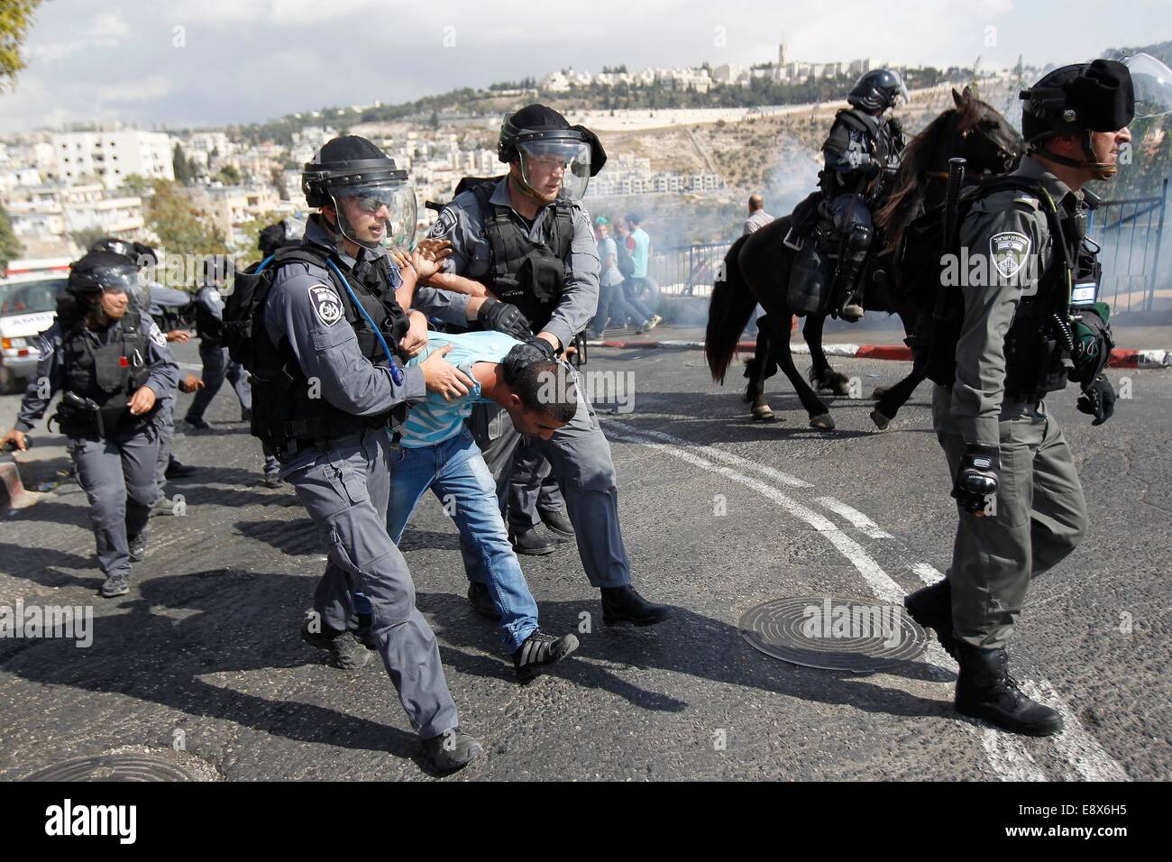 Jerusalem, Jerusalem's Old City. 15th Oct, 2014. Israeli Security ...