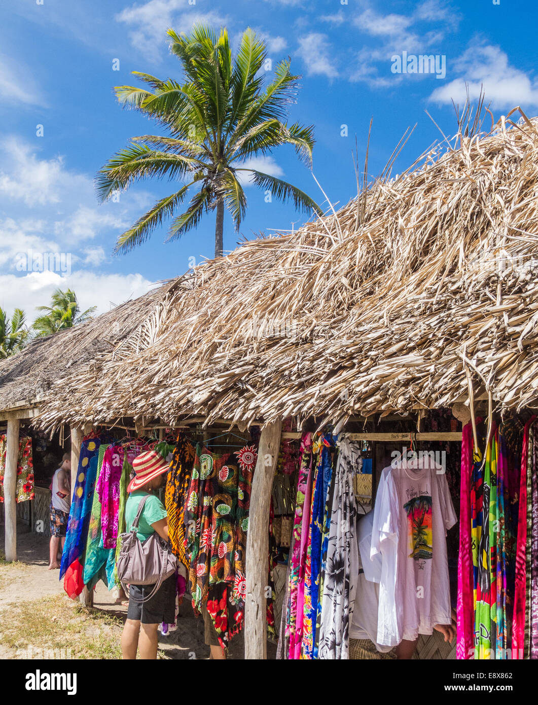Markets at Mystery Island, Vanuatu Stock Photo Alamy