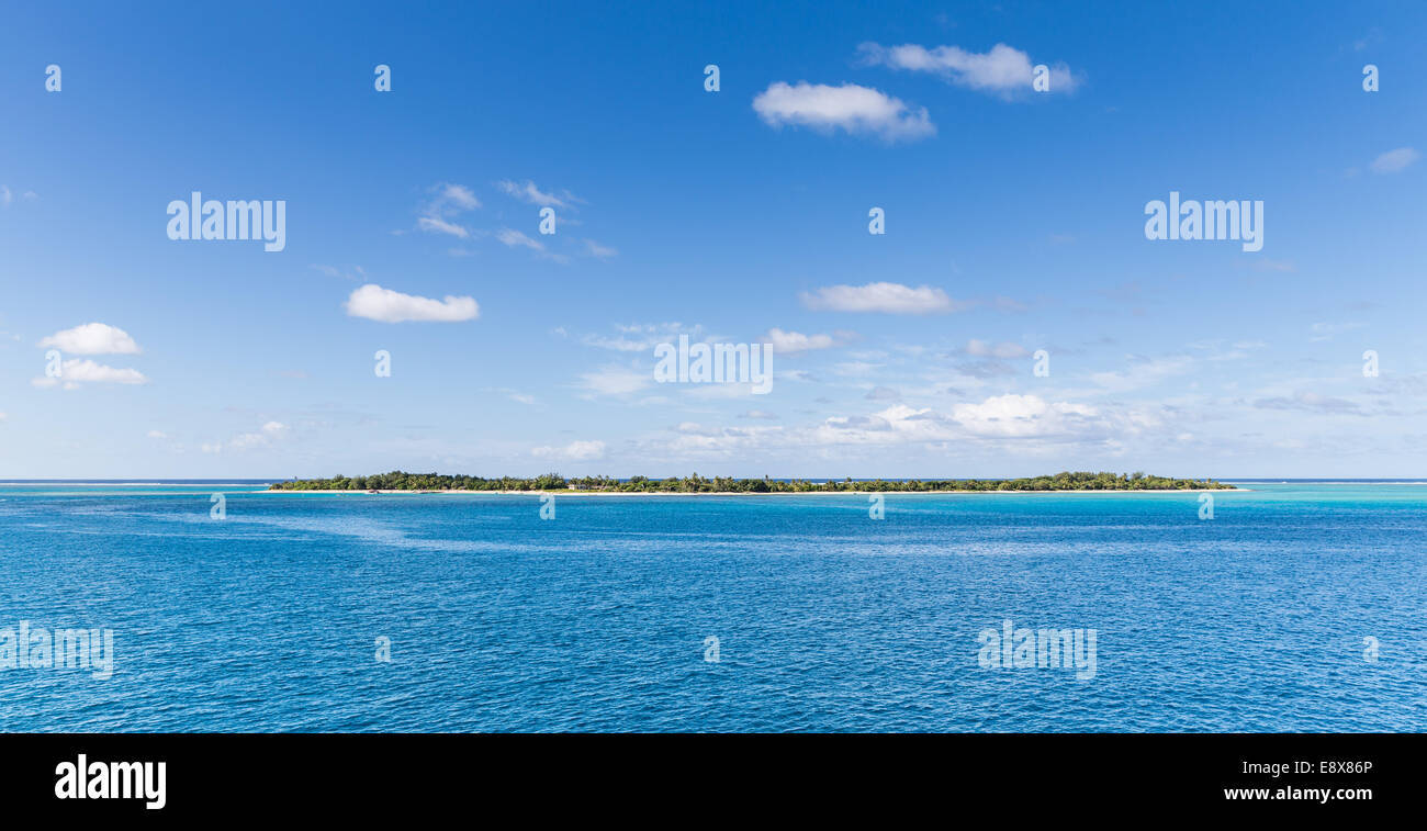 Mystery Island in Vanuatu. Stock Photo