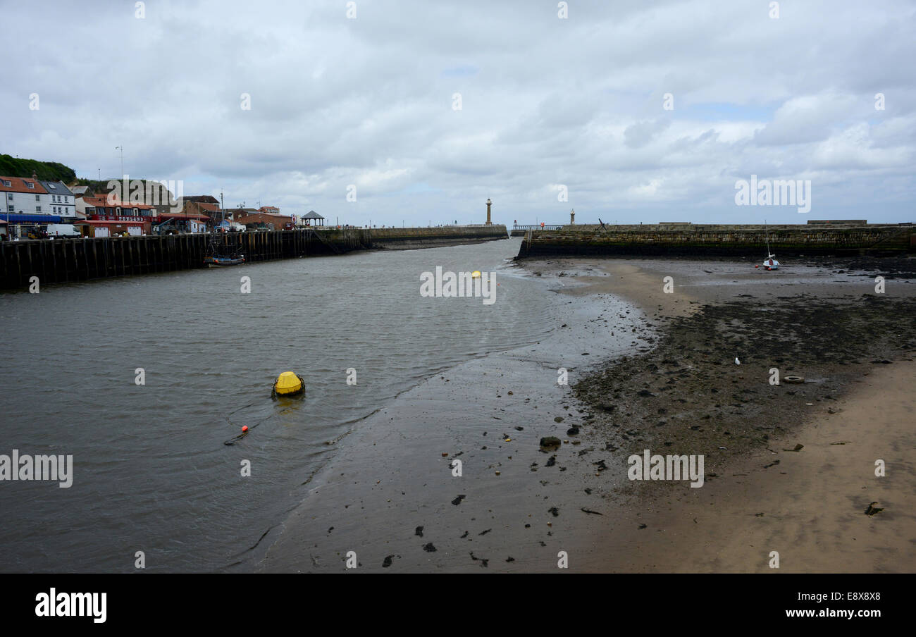 Whitby Harbour Stock Photo